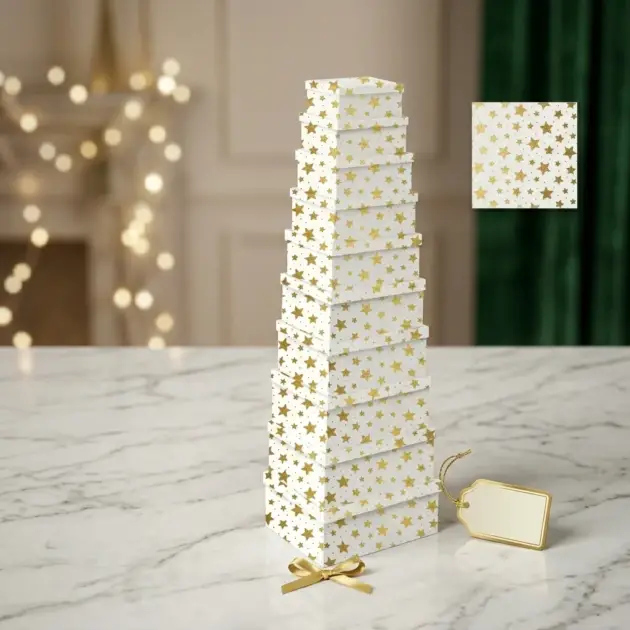 Star Gold Foil Box