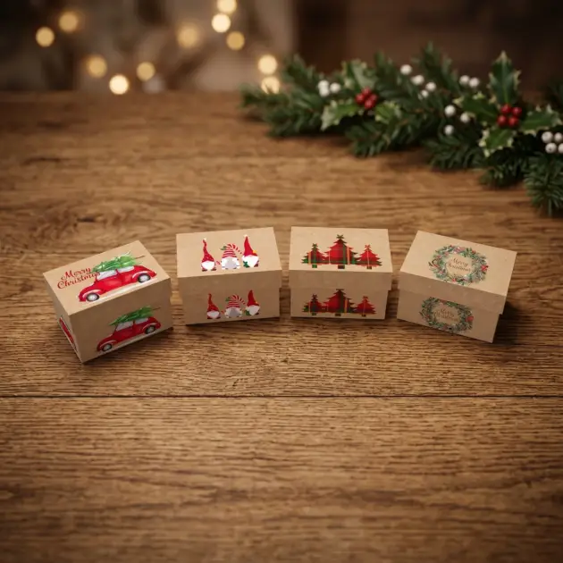 Christmas Premium 3” Star Bows Metallic Pack of 3 Assorted Colours