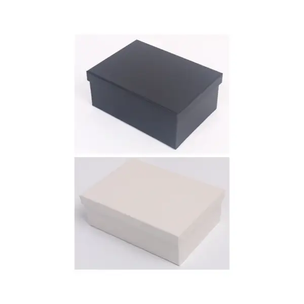 Solid Colour Crystal Rhine Gift Box set of 10, 2 Colours Crystal Rhine Black & Crystal Rhine White