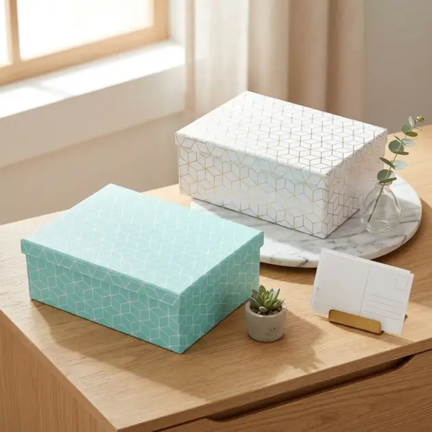 Gift Box with Hot Stamping 2 Colours Set of 10