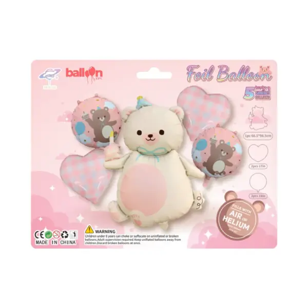 Matte Bear 5-piece Set