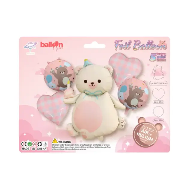 Matte Bear 5-piece Set