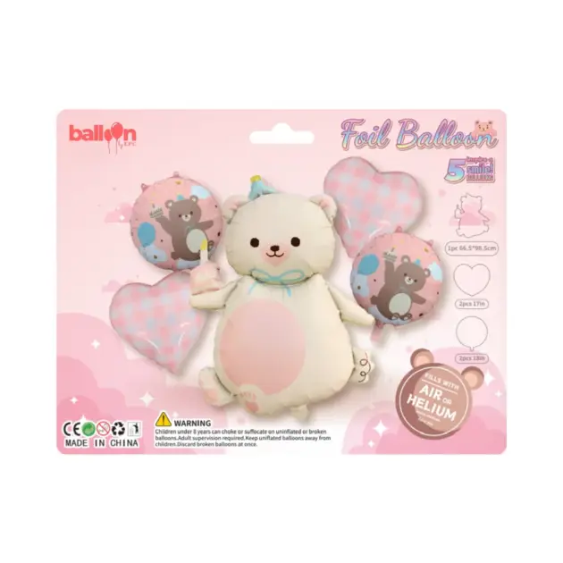 Matte Bear 5-piece Set