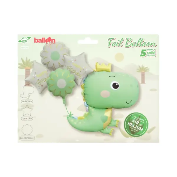 Matte dinosaur 5-piece set