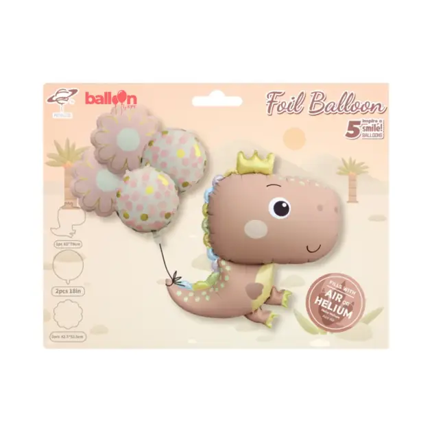 Matte dinosaur 5-piece set