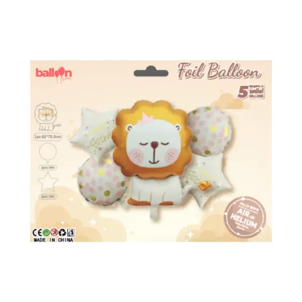 Matte Lion 5-piece Set