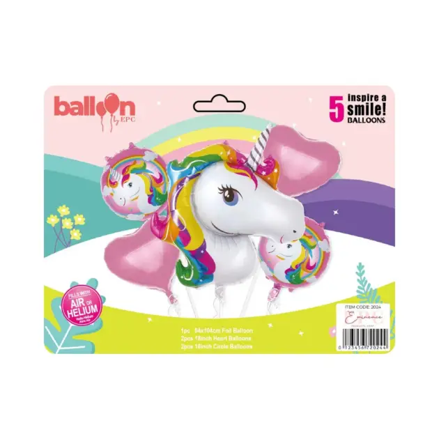 Inspire a Smile Balloons 5-piece Set