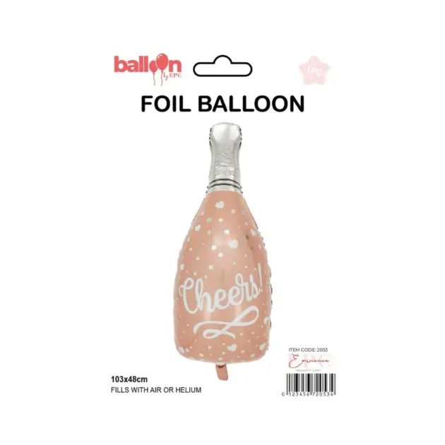Pink Wine Bottle Balloon