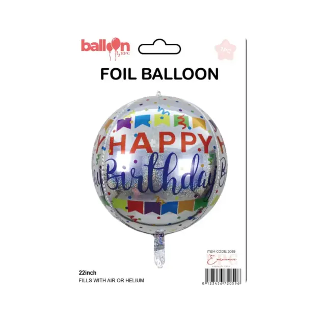 Happy Birthday 2 Laser Balloon