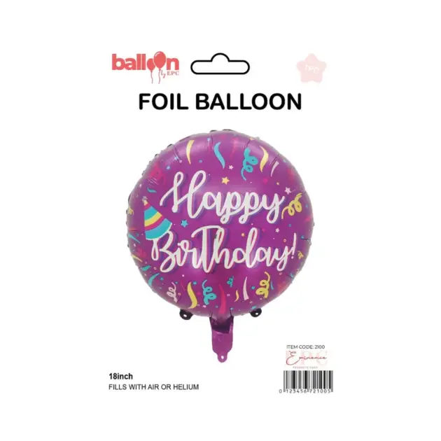 English birthday Balloon