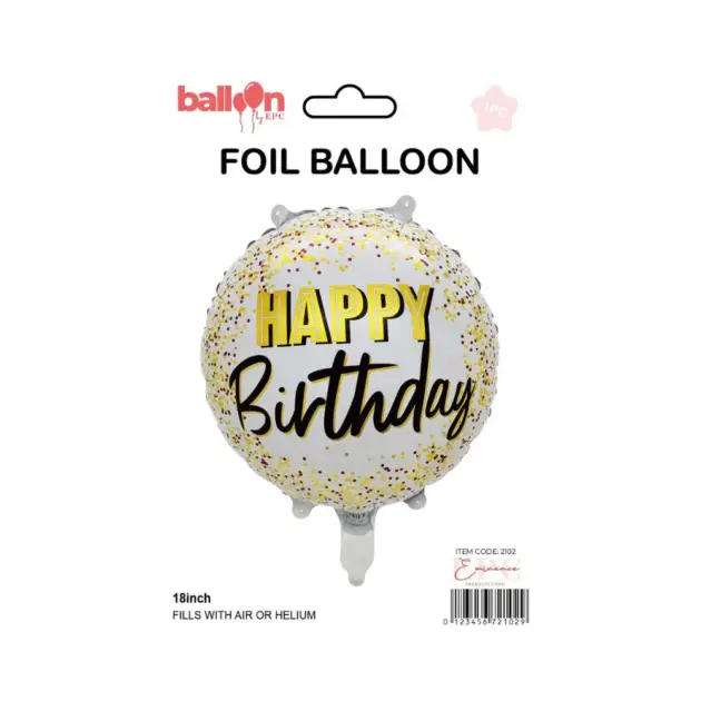 English birthday Balloon