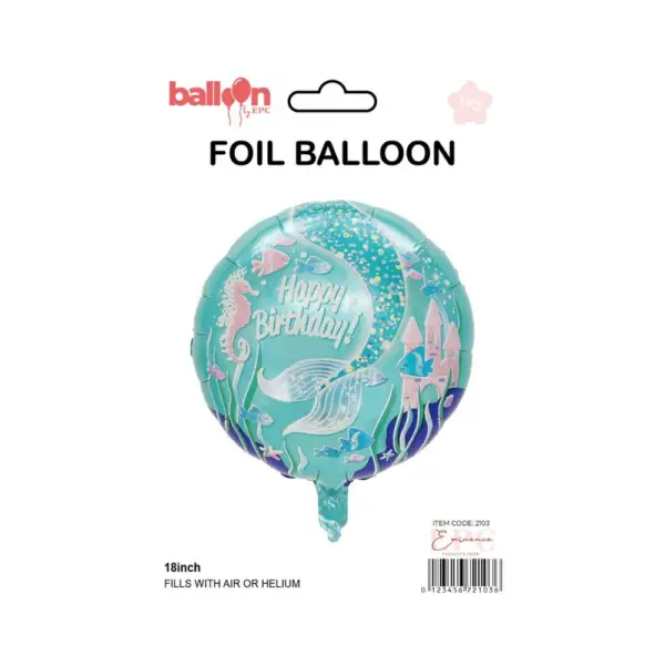English birthday Balloon