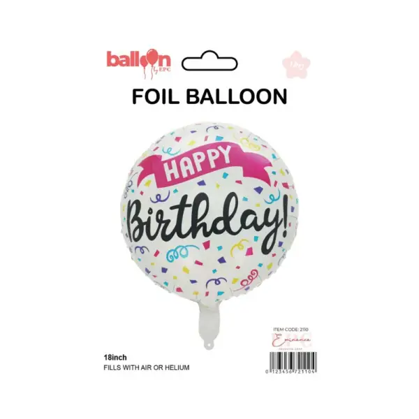 English birthday Balloon