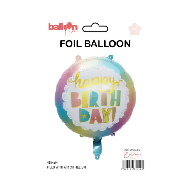 English birthday Balloon