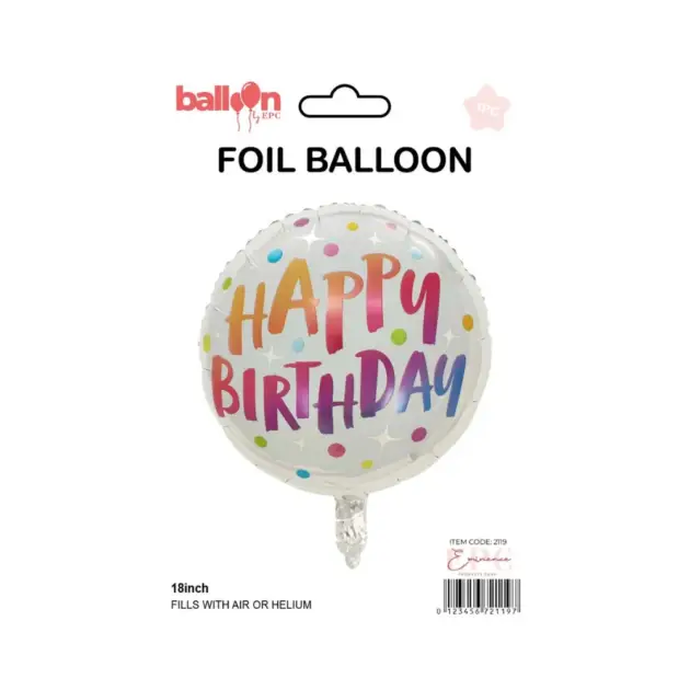 English birthday Balloon