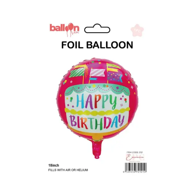 English birthday Balloon