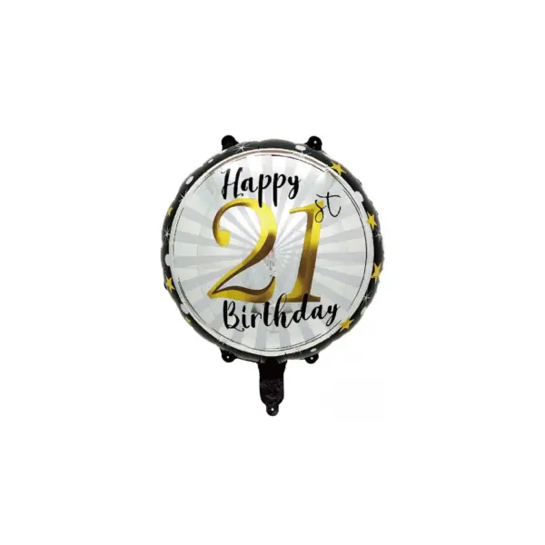 Birthday Number round balloon - Image 4