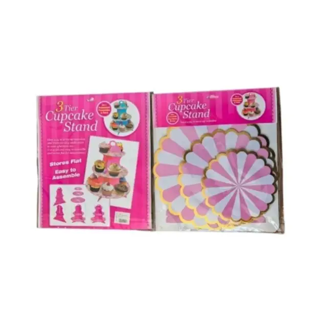 2 Tier Cupcake Stand Hot Stamped