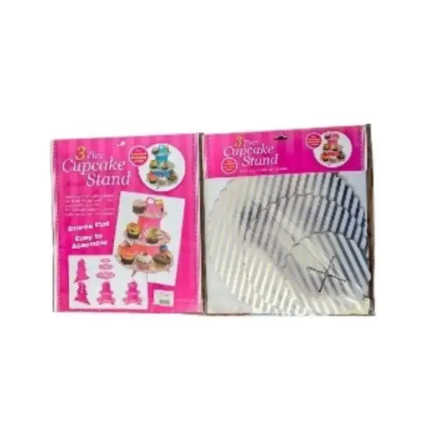 2 Tier Cupcake Stand Hot Stamped