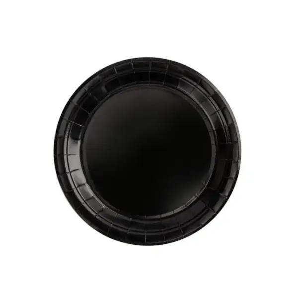 Black Solid Tableware Set