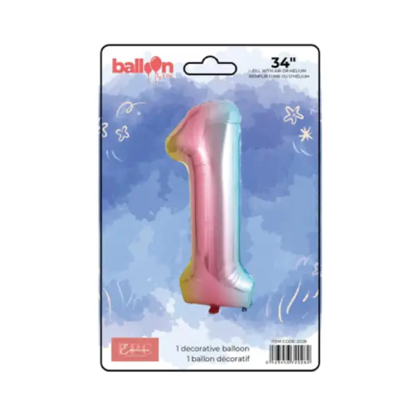 Vertical Gradient Number Balloons - Image 2