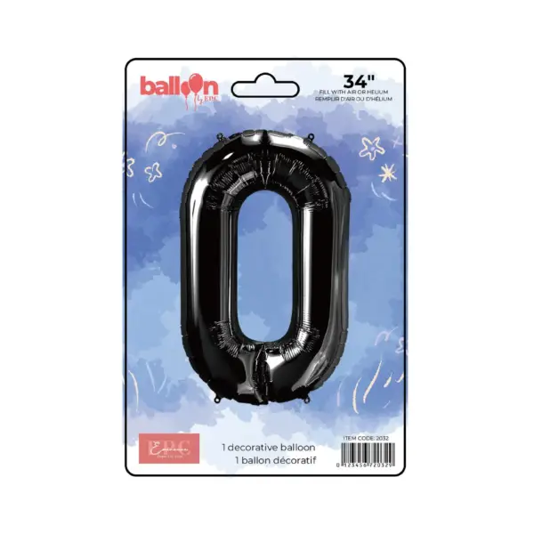 Black Number Balloons - Image 2