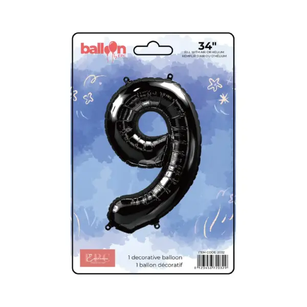 Black Number Balloons - Image 10
