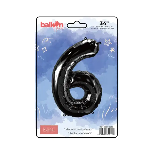 Black Number Balloons - Image 7