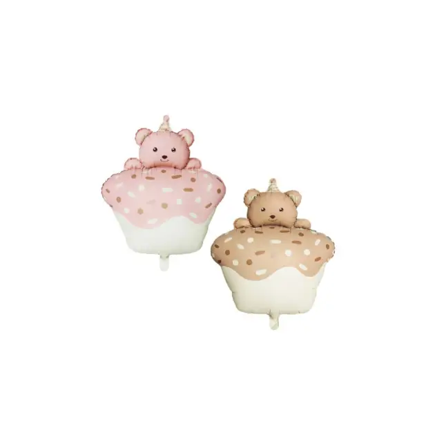 Matte cake teddy bear Balloon