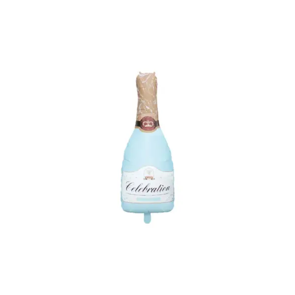 Matte champagne bottle Balloon - Image 2