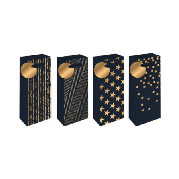 Premium Wine bag Hot Stamp 4 assorted styles