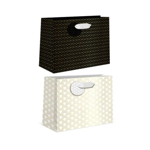 Premium Giftbag- Horizontal Hot Stamp Medium 2 assorted Styles