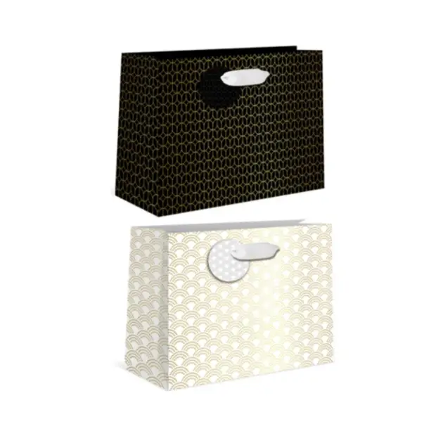 Premium Giftbag- Horizontal Hot Stamp Medium 2 assorted Styles