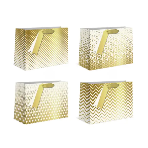 Premium Giftbag- Horizontal Hot Stamp Large 4 assorted styles