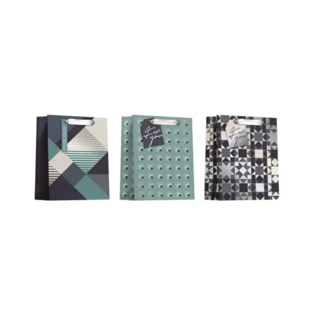 Premium Gift Bag Hot Stamp Large 3 assorted styles