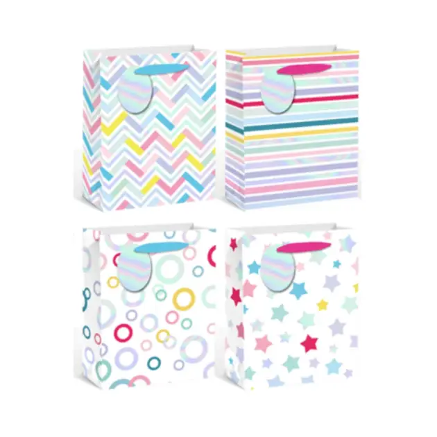 Premium Gift Bag Hot Stamp Large 4 assorted styles