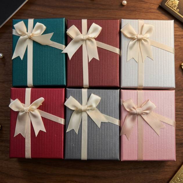 Jewellery box - 6 assorted colours