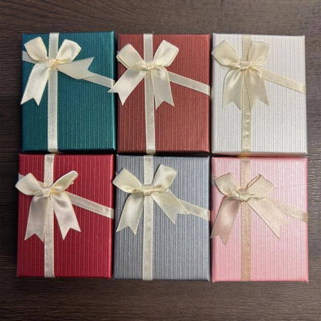 Jewellery box - 6 assorted colours