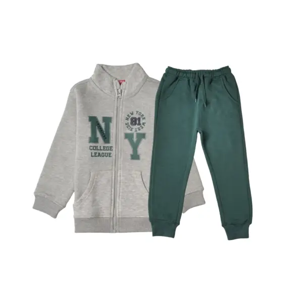Kids Zipper Suit Printed Front - Image 7