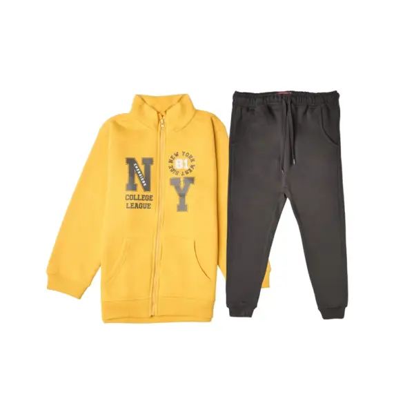 Kids Zipper Suit Printed Front - Image 10