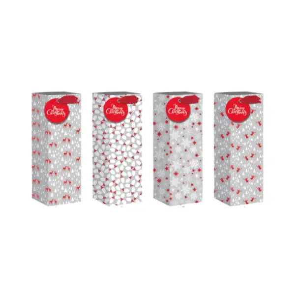 Premium Christmas wine bag Hot Stamp