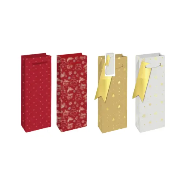 Premium Christmas wine bag Hot Stamp