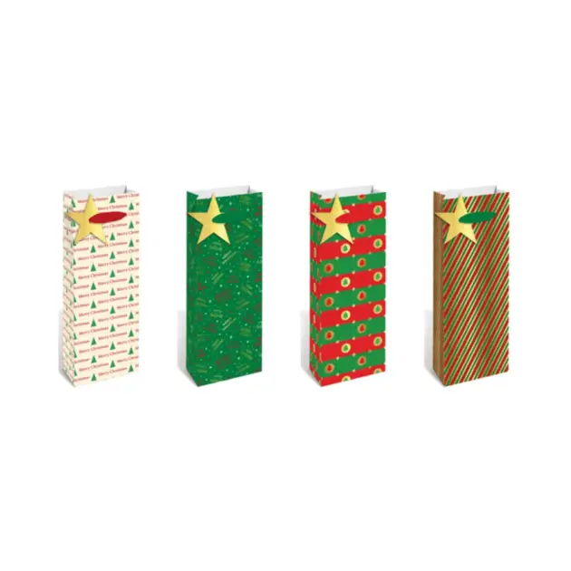 Premium Christmas wine bag Hot Stamp