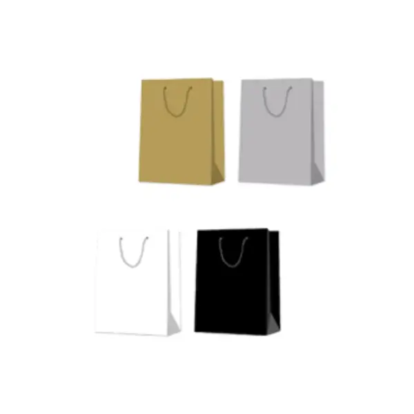 Solid Colour Bags 210g Gold, Silver. White, Black