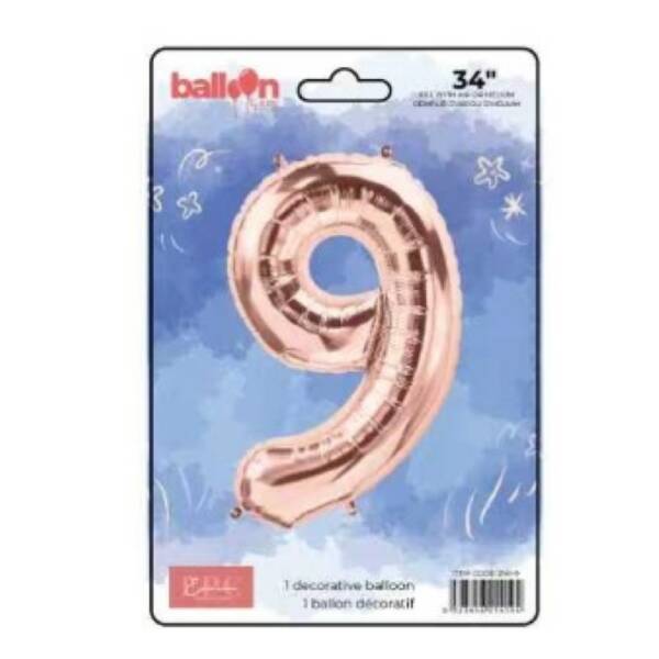 Rose Gold Number Balloons - Image 10