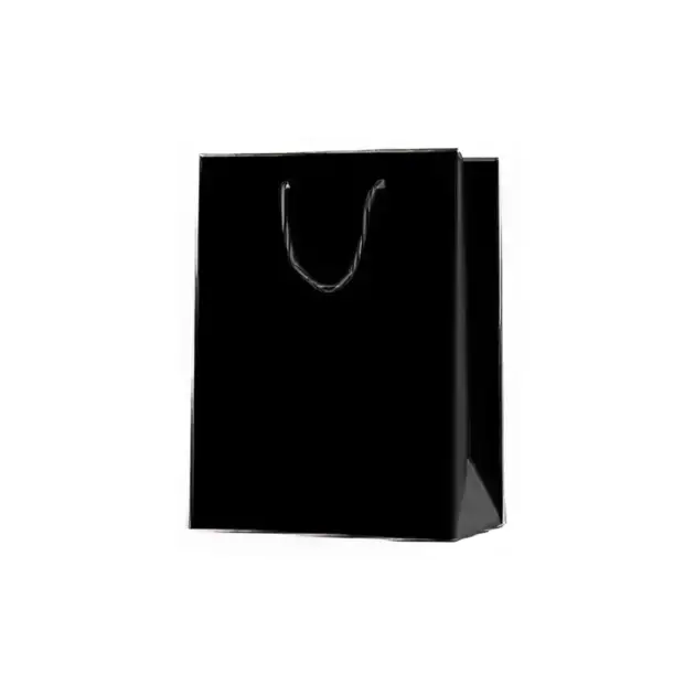 Solid Colour Bags Black Extra Jumbo
