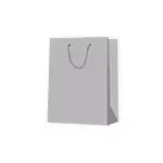 Solid Colour Bags 210g Silver Giant