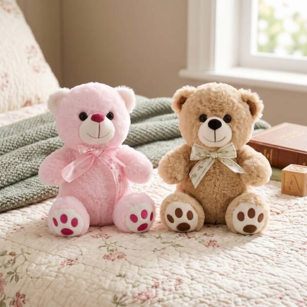 Premium Plush Teddy Bear 11”