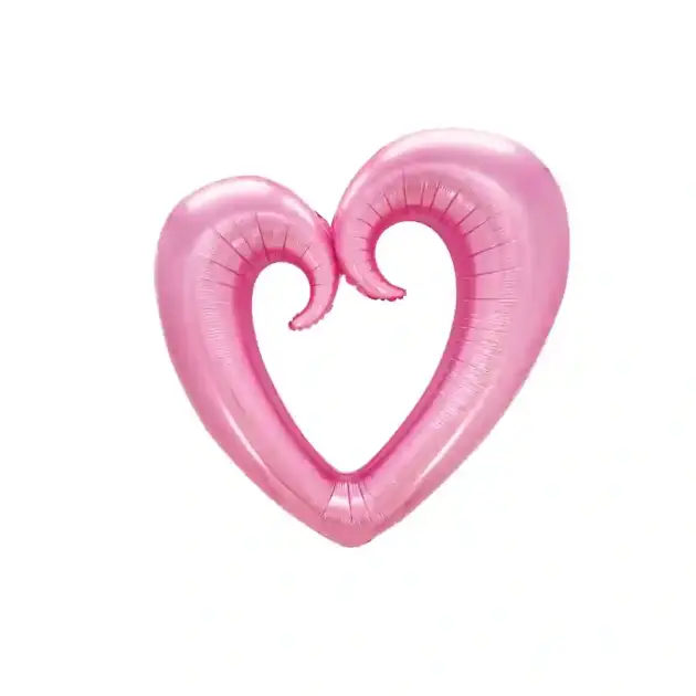 Heart Pink Foil Super Shape 36"