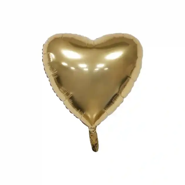 Heart White Gold Metallic Premium